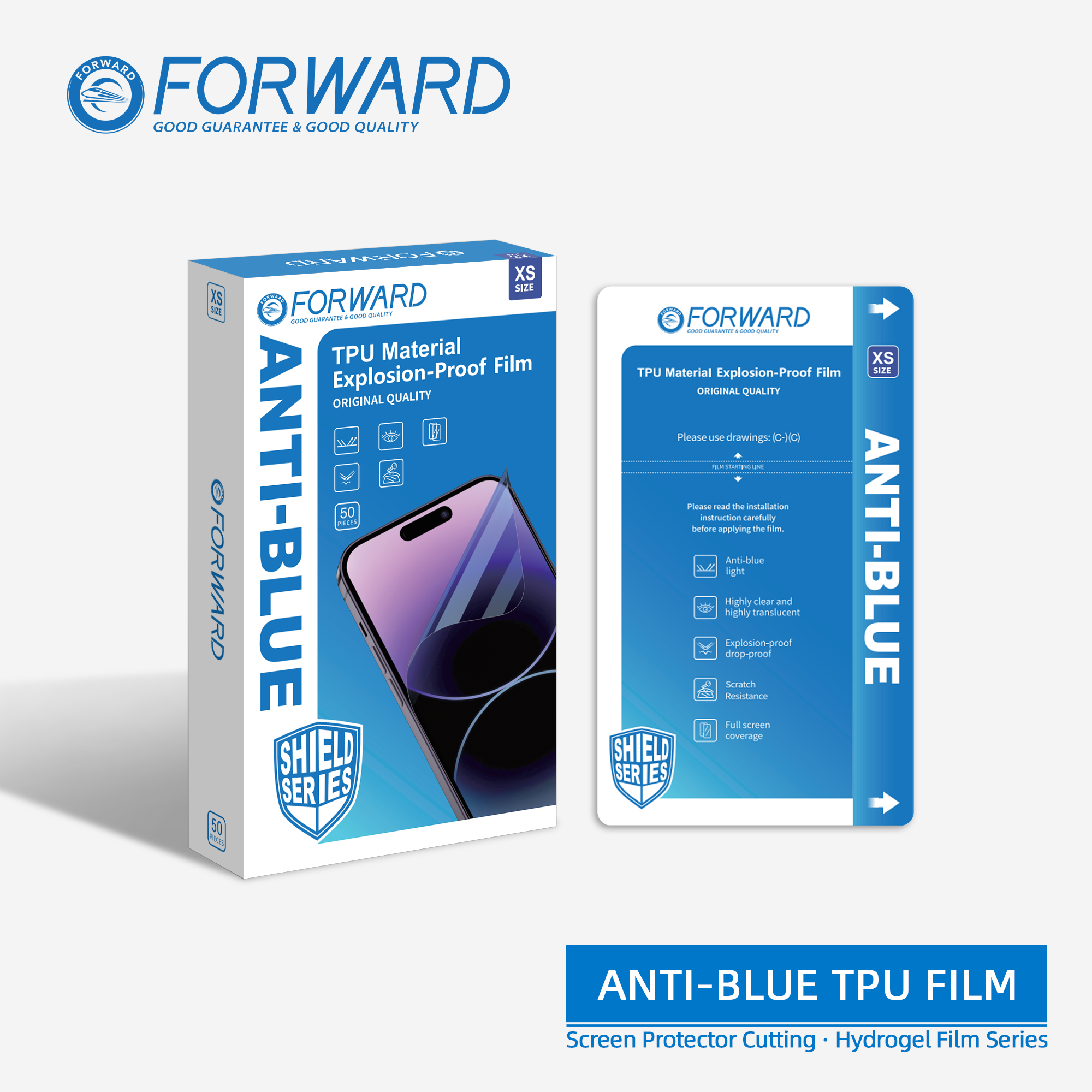 Anti-blue Flexible Explosion-proof Film | Customizable Screen Protector | XS