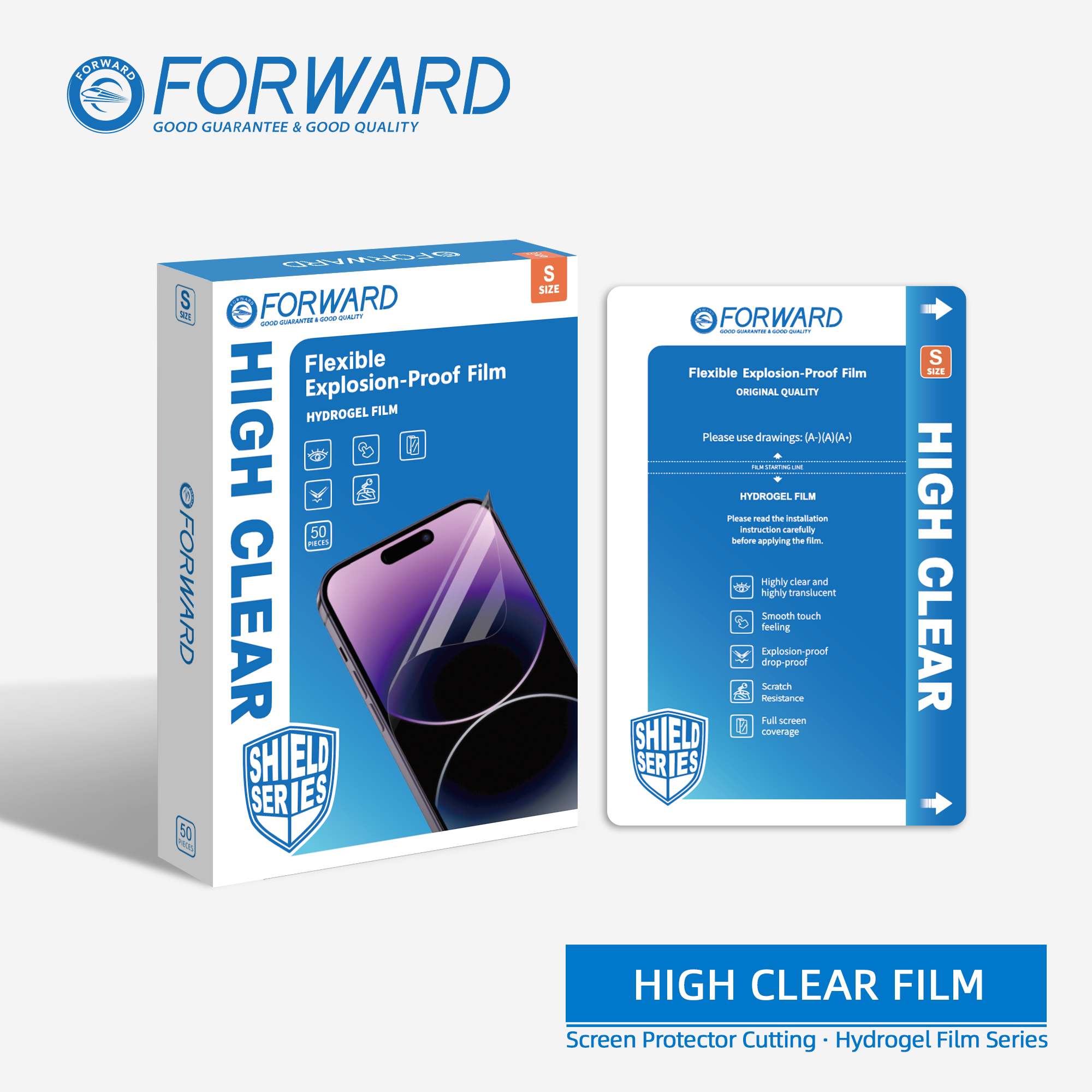 High Clear Flexible Explosion-proof Film | Customizable Screen Protector Film | S