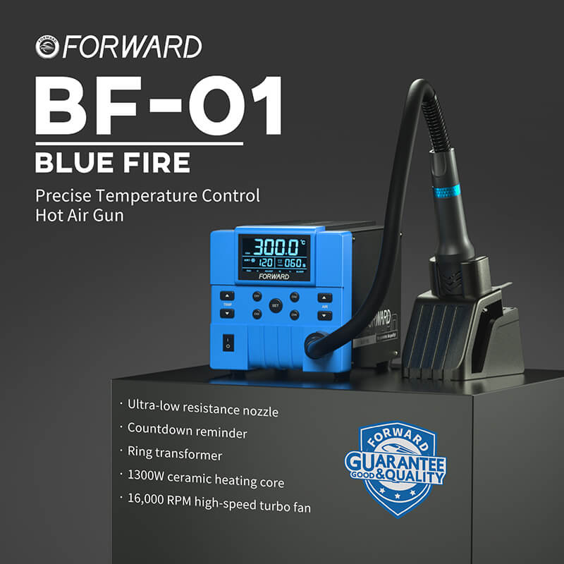 FW-BF01 Blue Fire – Precise Temperature Control Hot Air Gun