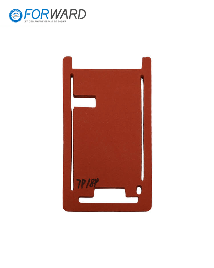 Glass+Frame Red Mat For iPhone Broken Screen Repair And Change