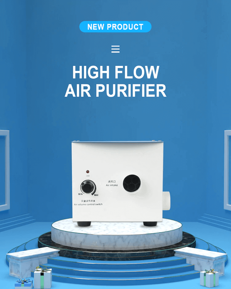 High Flow Air Purifier – The Good Partner For Blue Light Laser Separating Machine